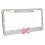 Cornice per targa con strass Bianco/Nero 310x160 mm 6