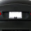Cornice per targa con strass 310x160 bianco/nero 8