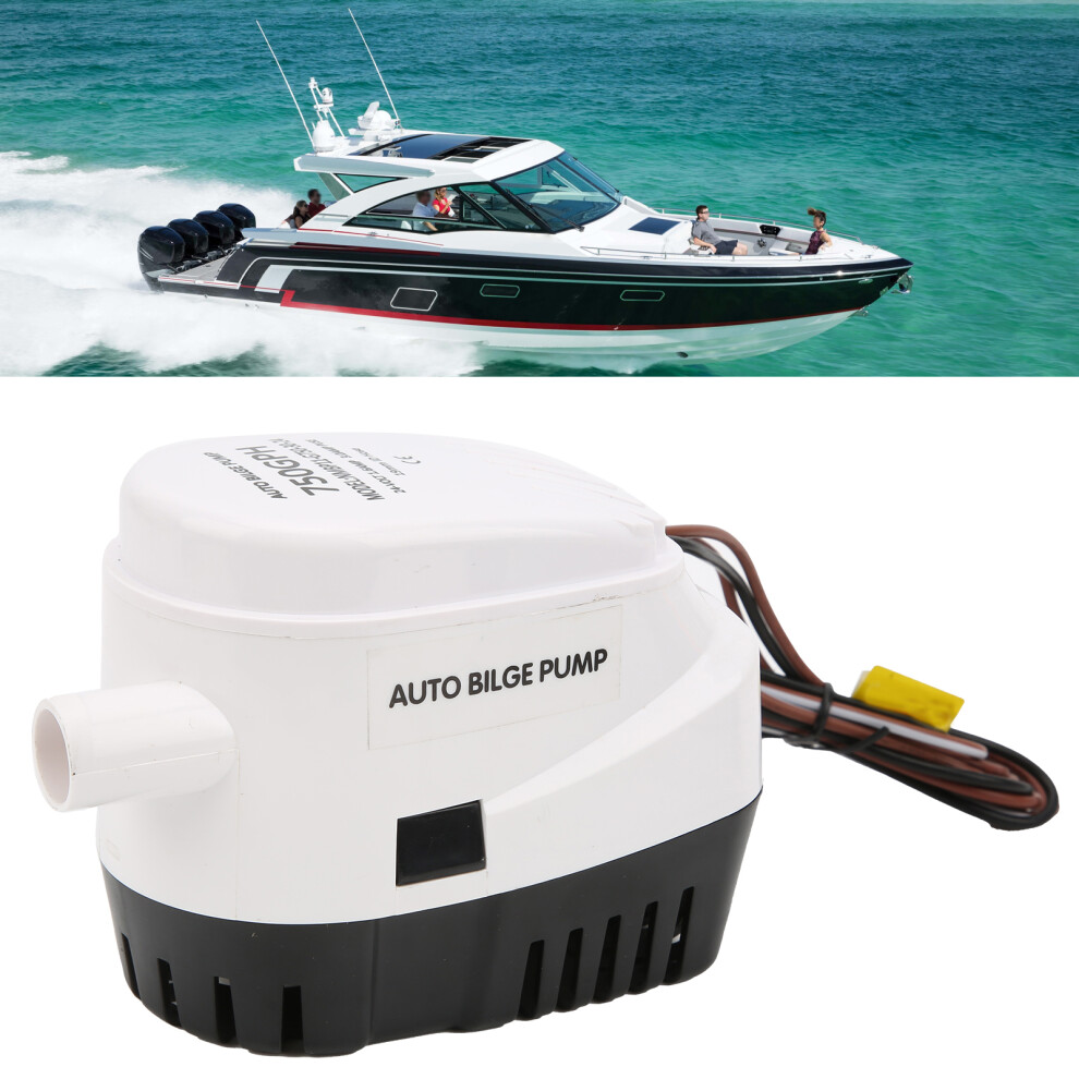 24V 750Gph Automatic Submersible Bilge Pump Corrosion Fire Protection With Builtin Float Switch 8471322361209
