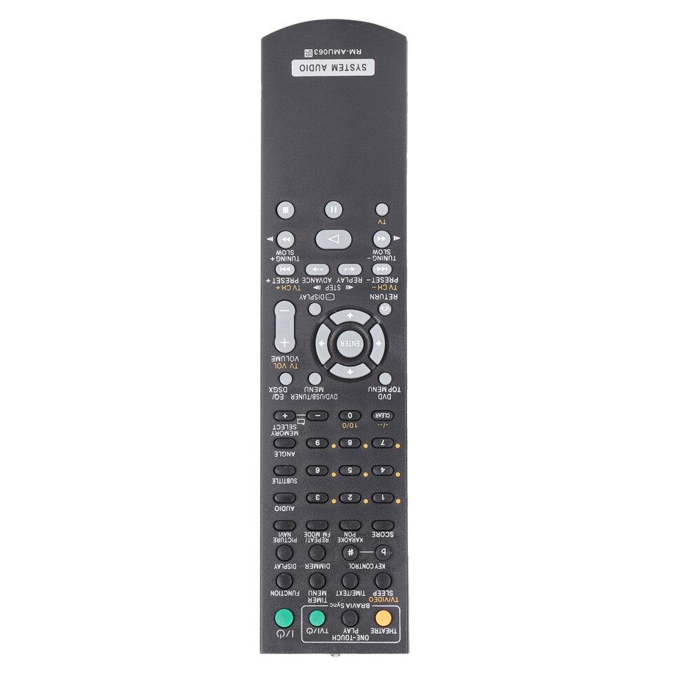 Rmamu063 Remote Control Audio System Replacement Remote Controller Applicable For Sony 8771322360821