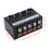 Mixer mini stereo passivo a 4 canali Nero/Bianco 9