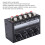 Mixer mini stereo passivo a 4 canali Nero/Bianco 4