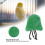 Bird Warm Corner petite couverture en peluche vert gazon 4