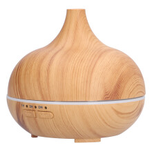 Diffusore USB effetto venatura legno 150ml luce notturna