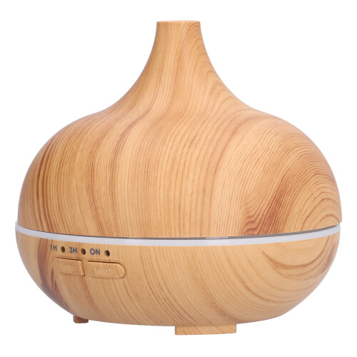 Diffusore USB effetto venatura legno 150ml luce notturna