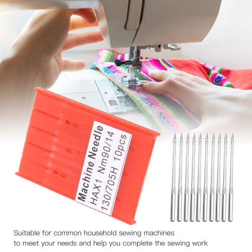 Nm90/14 20 pièces aiguilles de couture en acier boîte de rangement 2