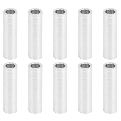 10 pezzi distanziatori in alluminio Ø 6 mm, lunghezza 20 mm, anodizzati. 1