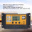 Contrôleur de charge intelligent 12 V/24 V, 20 A, écran LCD 5