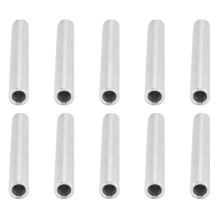 10 pezzi di spaziatore rotondo in alluminio anodizzato 4mmID 6mmOD 43mm