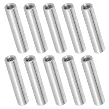 10 pièces d'entretoises rondes en aluminium anodisé M4x0.7 24mm