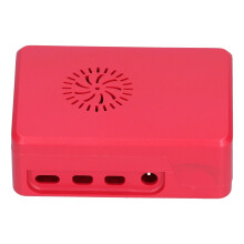 Custodia rossa per Raspberry Pi 4B 90x65x30mm ABS