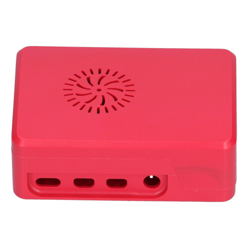 Custodia rossa per Raspberry Pi 4B 90x65x30mm ABS
