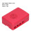 Custodia rossa per Raspberry Pi 4B 90x65x30mm ABS 7