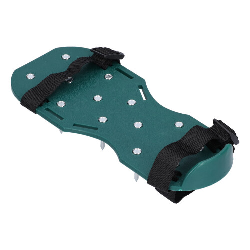 Sandales aératrices pour pelouse en copolymère de polypropylène vert 30x13cm 2
