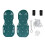Sandales aératrices pour pelouse en copolymère de polypropylène vert 30x13cm 2