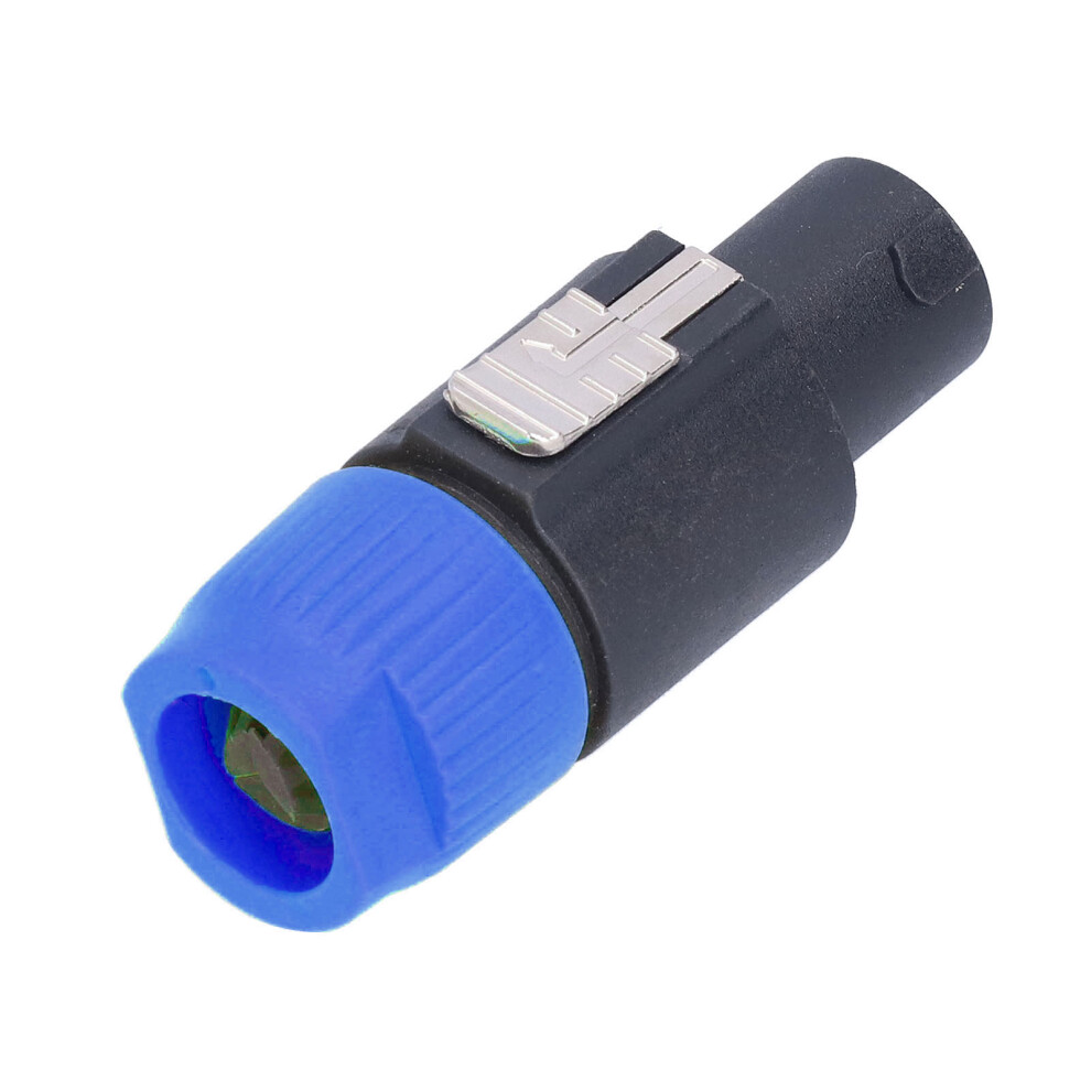 4Pcs 4 Pole Speaker Plug Twist Lock Audio Power Amplifier Cable Connector Cnl4fc(Blue ) 3761322364924