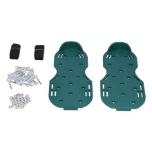 Lawn Aerator Sandals Copolypropylene Green Studded Shoes for Yard Patio Garden Excavation