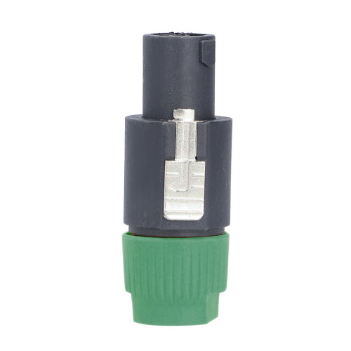 CNL4FC 4 pièces 4-pôles connecteur d'enceinte vert ABS+laiton 2