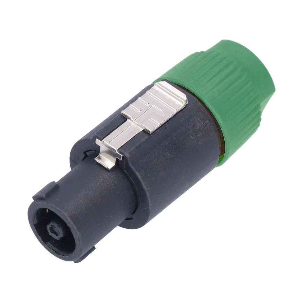 4Pcs 4 Pole Speaker Plug Twist Lock Audio Power Amplifier Cable Connector Cnl4fc( ) Green 3471322364816