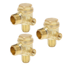 3 pièces de clapet anti-retour en laiton à trois voies 8 mm 14 mm 16 mm