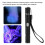 Lampe de poche UV Pet Moss Light 70mAh 11.3cm argent 10