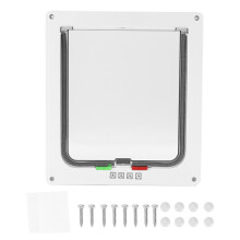 Porta per animali domestici in plastica, Dimensioni esterne 25  5,2  27,6 cm, Smontabile