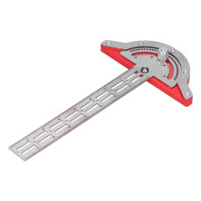 Righello Edge per falegnami da 10 pollici in ABS/acciaio, trasparente