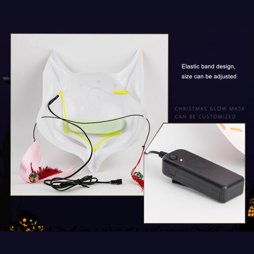 Copri-viso Fox in PVC, Dimensioni 28x17,5 cm, Colore: N/A 1