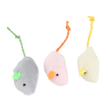 Souris en peluche pour chats - 11,5  3 cm (4,5  1,2 po)