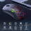 T100 Mouse da gioco 550 mAh 158 cm nero 10000 DPI 4