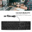 MC-689 Clavier USB filaire noir arabe/anglais 9