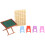 1:12 Tavolo e sedia da Mahjong per casa delle bambole, 8,58,56,5 cm 12
