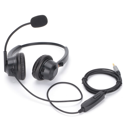 Casque binaural en aluminium argenté 330 3,5 mm 1