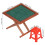 1:12 Tavolo e sedia da Mahjong per casa delle bambole, 8,58,56,5 cm 11