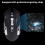 X7 3200 DPI grande nero mouse da gioco USB cablato 5