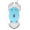 Mouse cablato grande X7 con 3200 DPI e 6 pulsanti - bianco 4