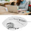 Mouse cablato grande X7 con 3200 DPI e 6 pulsanti - bianco 13