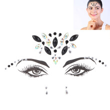 Eyes Face Rhinestones Sticker Glitter Temporary Face Stickers Decorations for Festival Party