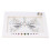 Adesivi di strass per il viso ABS occhi glitter 16