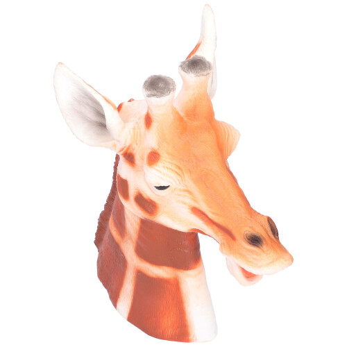 Marionnette à main girafe en latex, 20  18,5  25 cm, réaliste 1