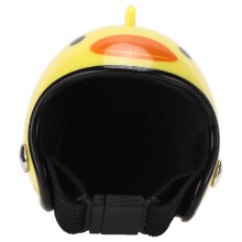 Casco per pollo 3,5x3,5x3,5 cm in plastica gialla
