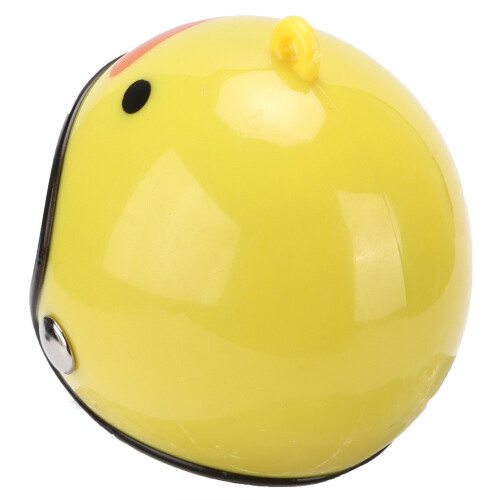 Casco per pollo 3,5x3,5x3,5 cm in plastica gialla 2