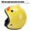 Casco per pollo 3,5x3,5x3,5 cm in plastica gialla 13