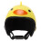 Casco per pollo 3,5x3,5x3,5 cm in plastica gialla 2