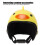 Casco per pollo 3,5x3,5x3,5 cm in plastica gialla 8