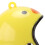 Casco per pollo 3,5x3,5x3,5 cm in plastica gialla 12