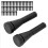 50 pezzi dita per spellare pollame 6x1,9 cm nero 14