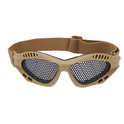 Lunettes de sécurité à mailles couleur boue - haute résistance 1