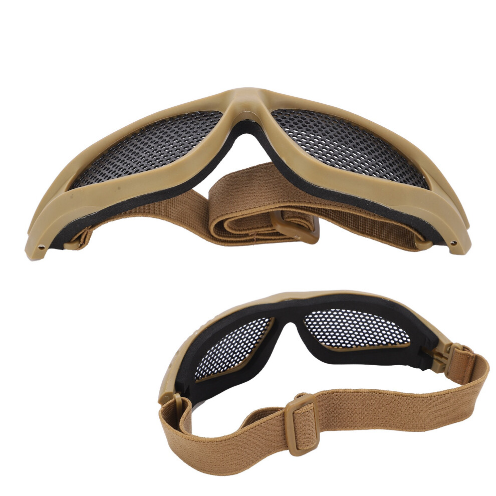 Mesh Safety Glasses Impact Resistant High Toughness Breathable Protective Goggles For Shooting Games Outdoor Ridingmud Color 5021322370225