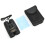 Binocolo pieghevole portatile con zoom 30x60, nero, 8x 1